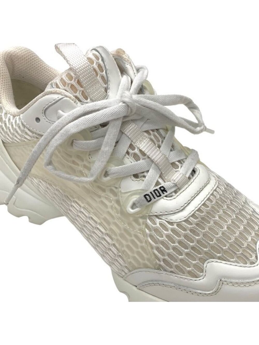 Christian Dior Sneakers Shoes Mesh White - Picture 9 of 9